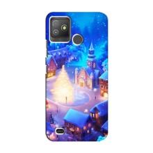 Різдвяні Чохли для Tecno Pop 5 GO (VPrint) (Різдвяне місто)