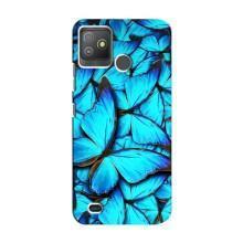 Силіконовий бампер з картинкою звірів для Tecno Pop 5 GO (Крила метеликів)