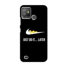Силиконовый Чехол на Tecno Pop 5 GO с картинкой Nike (Later)