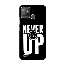 Силиконовый Чехол на Tecno Pop 5 GO с картинкой Nike (Never Give UP)