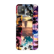 Силиконовый чехол с КАРТИНКАМИ лето для Tecno Pop 5 GO (AlphaPrint) (Летний отпуск)