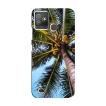 Силиконовый чехол с КАРТИНКАМИ лето для Tecno Pop 5 GO (AlphaPrint) (Пальма)