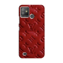 Текстурный Чехол Louis Vuitton для Техно Поп 5 ГО (Красный ЛВ)