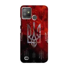 Украинские Чехлы для Tecno Pop 5 GO с картинкой УПА (AlphaPrint) (ГЕРБ УПА)