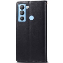 Шкіряний чохол-книжка GETMAN Gallant (PU) для TECNO Pop 5 LTE – Чорний