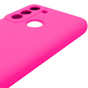 Чохол Silicone Cover Lakshmi Full Camera (AAA) для TECNO Pop 5 LTE – Рожевий