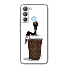 Чехлы Луи Витон для TECNO Pop 5 LTE (AlphaPrint - LOUIS VUITTON) (кофе LOUIS VUITTON)