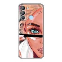 Чохол з друком для TECNO Pop 5 LTE - (Мода) (AlphaPrint) (Макіяж)