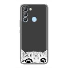 Чохол на ТЕКНО Pop 5 LTE з Котиками (VPrint) (Виглядає котик)