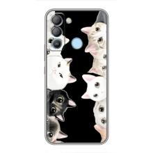 Чохол на ТЕКНО Pop 5 LTE з Котиками (VPrint) (Погляд котиків)