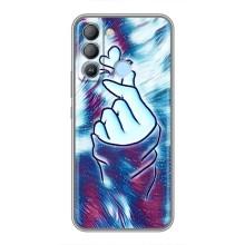Чохол з принтом для TECNO Pop 5 LTE (AlphaPrint - Знак сердечка)