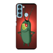 Чехол с картинкой "Одноглазый Планктон" на TECNO Pop 5 LTE (Стильный Планктон)