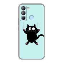 Чохол з принтом для TECNO Pop 5 LTE (AlphaPrint) Модні коти