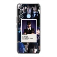 Чехлы Венсдей на TECNO Pop 5 LTE Уэнсдей (AlphaPrint) (коллаж Уэнздей)