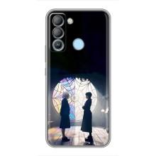 Чехлы Венсдей на TECNO Pop 5 LTE Уэнсдей (AlphaPrint) (Уэнздей и Инид)