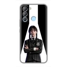 Чехлы Венсдей на TECNO Pop 5 LTE Уэнсдей (AlphaPrint) (W-Wednesday)