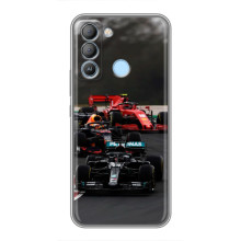 Чехол Формула1 на TECNO Pop 5 LTE – Гонка Ф1