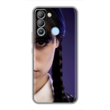 Чехол с дизайном Венздей 2 на TECNO Pop 5 LTE – Глаза Уэнсдей