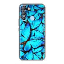 Силіконовий бампер з картинкою звірів для TECNO Pop 5 LTE (Крила метеликів)
