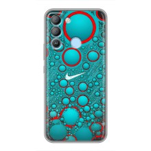 Силиконовый Чехол на TECNO Pop 5 LTE с картинкой Nike (Найк зеленый)