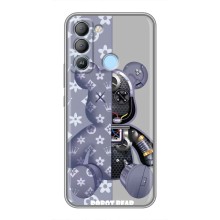 Силіконовий чохол для TECNO Pop 5 Pro – Ведмідь Louis Vuitton