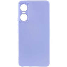 Чехол Silicone Cover Lakshmi Full Camera (A) для Tecno Pop 6 Pro – Сиреневый