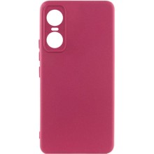 Чехол Silicone Cover Lakshmi Full Camera (A) для Tecno Pop 6 Pro – Бордовый