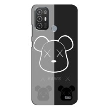 Чехлы для TECNO Pop 6 Pro (BE8) - Bearbrick Louis Vuitton (PREMIUMPrint) – БеарБрик глаза