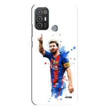 Чехлы Лео Месси Аргентина для TECNO Pop 6 Pro (BE8) (Leo Messi)