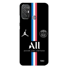 Чохли PSG для TECNO Pop 6 Pro (BE8) (AlphaPrint) (футболка ПСЖ)