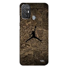 Чохли для TECNO Pop 6 Pro (BE8) - з картинкою JORDAN (AlphaPrint) (Logo Jordan)
