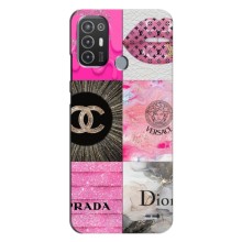 Чехол (Dior, Prada, YSL, Chanel) для TECNO Pop 6 Pro (BE8) (Модница)