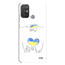 Чехол для Патриота Украины TECNO Pop 6 Pro (BE8) - (AlphaPrint) – Мир Украине