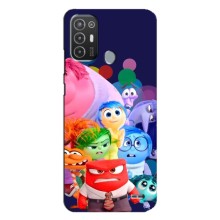 Чехол Головоломка для TECNO Pop 6 Pro (BE8) - (AlphaPrint) – Герои головоломки