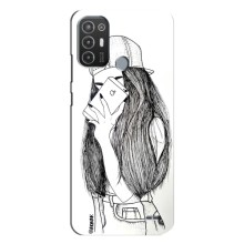 Чохол з друком для TECNO Pop 6 Pro (BE8) - (Мода) (AlphaPrint) (Фото дівчини)