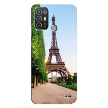 Чохол Ейфелева Вежа TECNO Pop 6 Pro (BE8) - (AlphaPrint) (Дорога до Парижу)