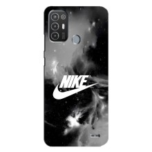 Чохол для TECNO Pop 6 Pro (BE8) - з принтом Найк (AlphaPrint) (Лого Найк)