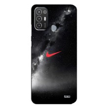 Чохол для TECNO Pop 6 Pro (BE8) - з принтом Найк (AlphaPrint) (Найк червоний)