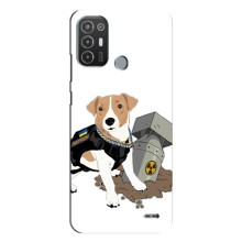 Чохол з принтом Песика Патрон для TECNO Pop 6 Pro (BE8) (Пес Патрон з ракетою)