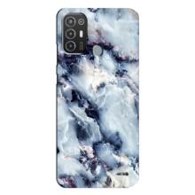 Чохол з текстурою Мрамора на Техно Поп 6 про (Смарагдовий мрамор)