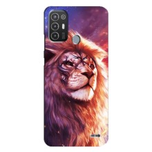 Чохол з картинкою ЛЕВ для TECNO Pop 6 Pro (BE8) (VPrint) (Красочний Лев)