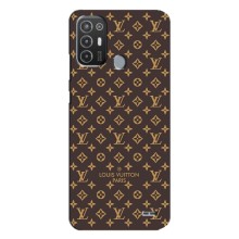 Чехол Стиль Louis Vuitton на TECNO Pop 6 Pro (BE8) (Фон Луи Виттон)