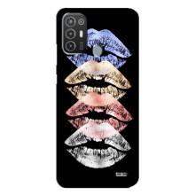 Чохол Стильні дівчата на TECNO Pop 6 Pro (BE8) (Губи)
