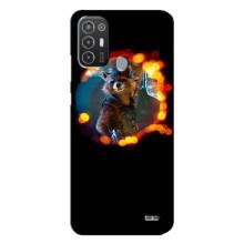 Чехол Супергерои Марвел на Техно Поп 6 про – Енот Ракета