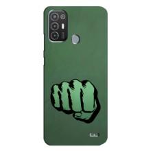 Чехол Супергерои Марвел на Техно Поп 6 про – Халк