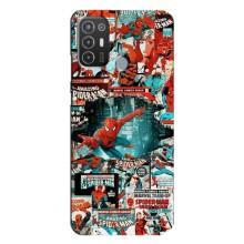 Чохол Супергерой Людина Павук на TECNO Pop 6 Pro (BE8) – Комікси Людина Павук