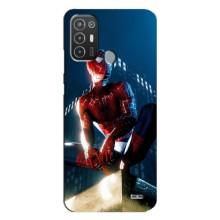 Чохол Супергерой Людина Павук на TECNO Pop 6 Pro (BE8) – Павук на домі