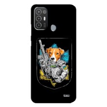 Чохол з принтом для TECNO Pop 6 Pro (BE8) (Патрон Воїн)