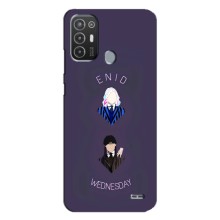 Чохли Венсдей на TECNO Pop 6 Pro (BE8) Уенсдей (AlphaPrint) (Венздей і подруга)