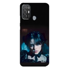 Чохли Венсдей на TECNO Pop 6 Pro (BE8) Уенсдей (AlphaPrint) (погляд Венздей)